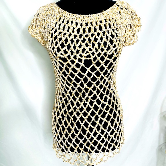 Crochet womens beautiful top one size - Picture 1 of 4